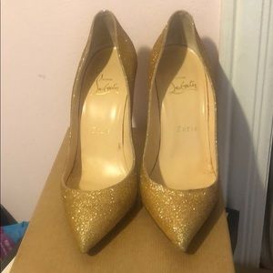 Christian Louboutin Pigalle 100 Glitter Mini